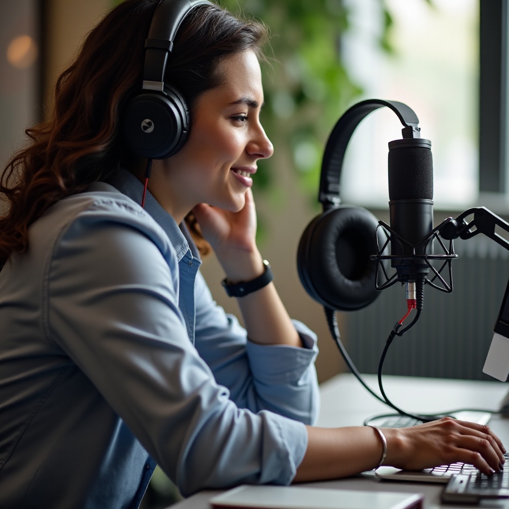 Headphone hanya terdengar aneh saat saya menyalakan mikrofon