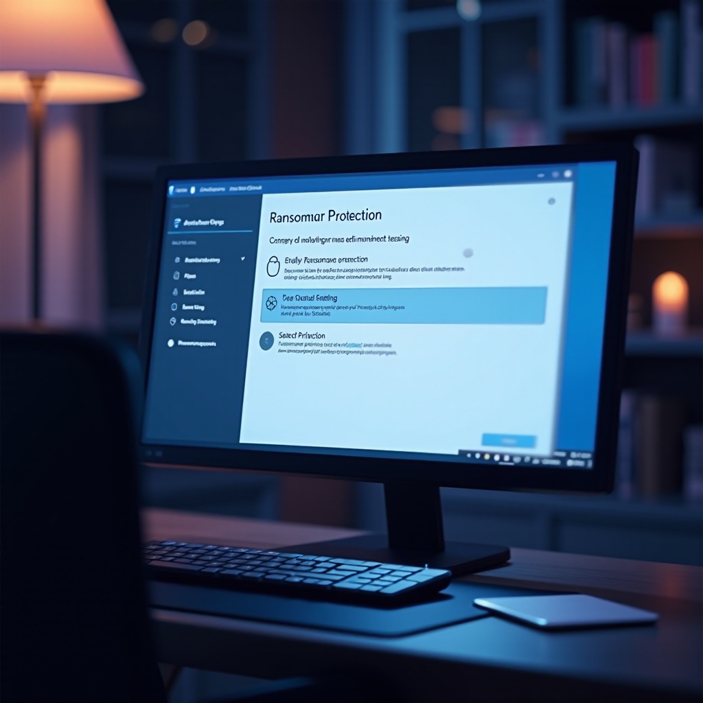 윈도우 10에서 랜섬웨어 보호를 켜는 방법