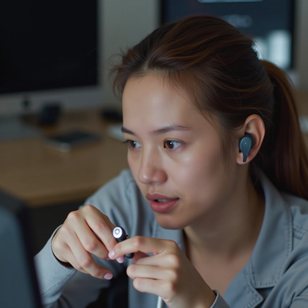 Salah satu earbud LG Tone T90Q saya terputus