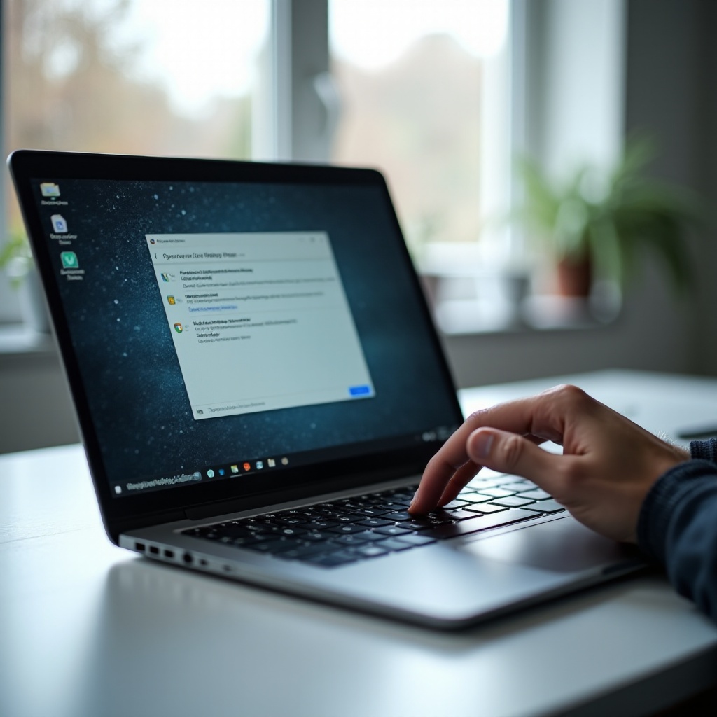 Chromebook'ta donmuş ekran