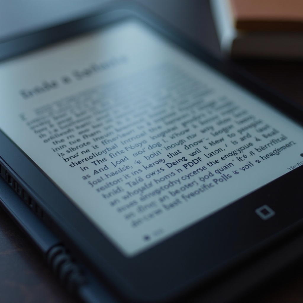 Kindle ile PDF okuyabilir misiniz