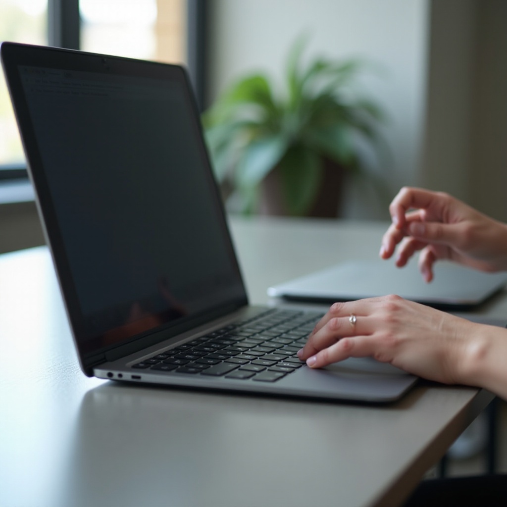 Chromebook에서 커서가 작동하지 않음