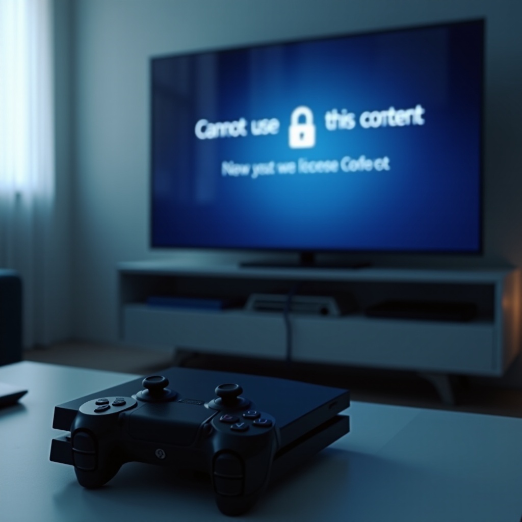 ไม่สามารถใช้เนื้อหาบน PS5 ได้