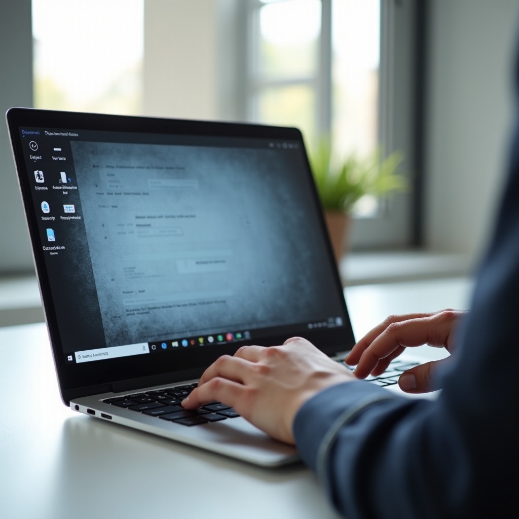 Layar macet di Chromebook
