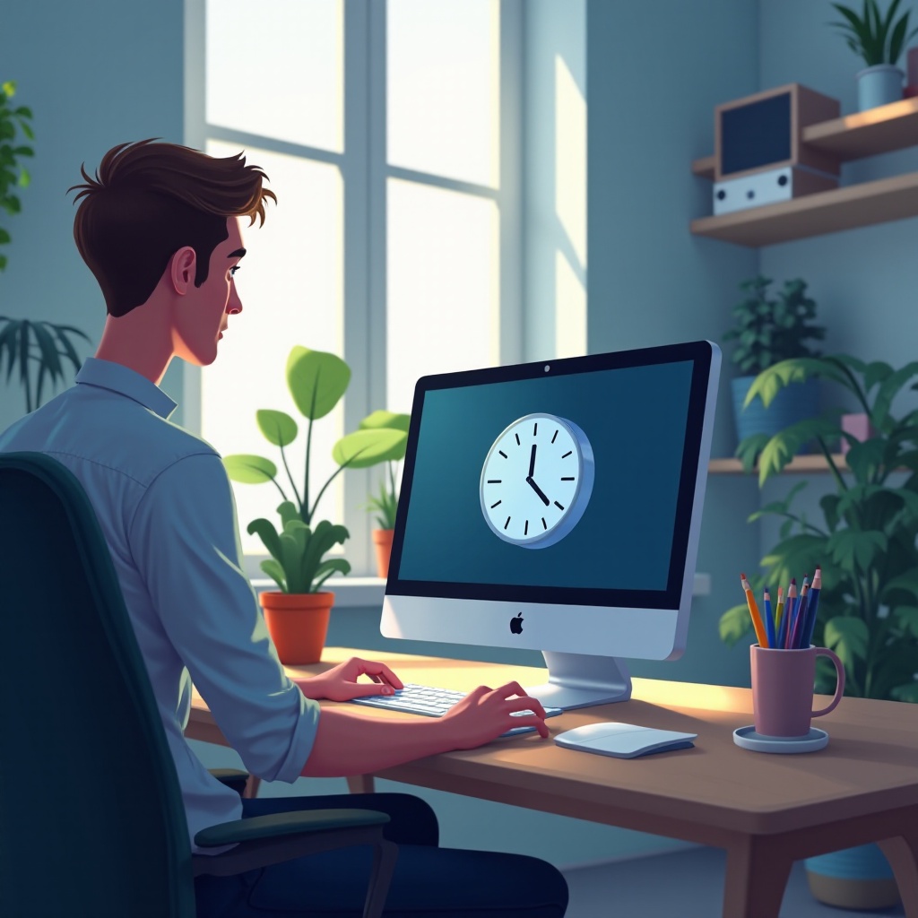 컴퓨터 시간이 맞지 않습니다