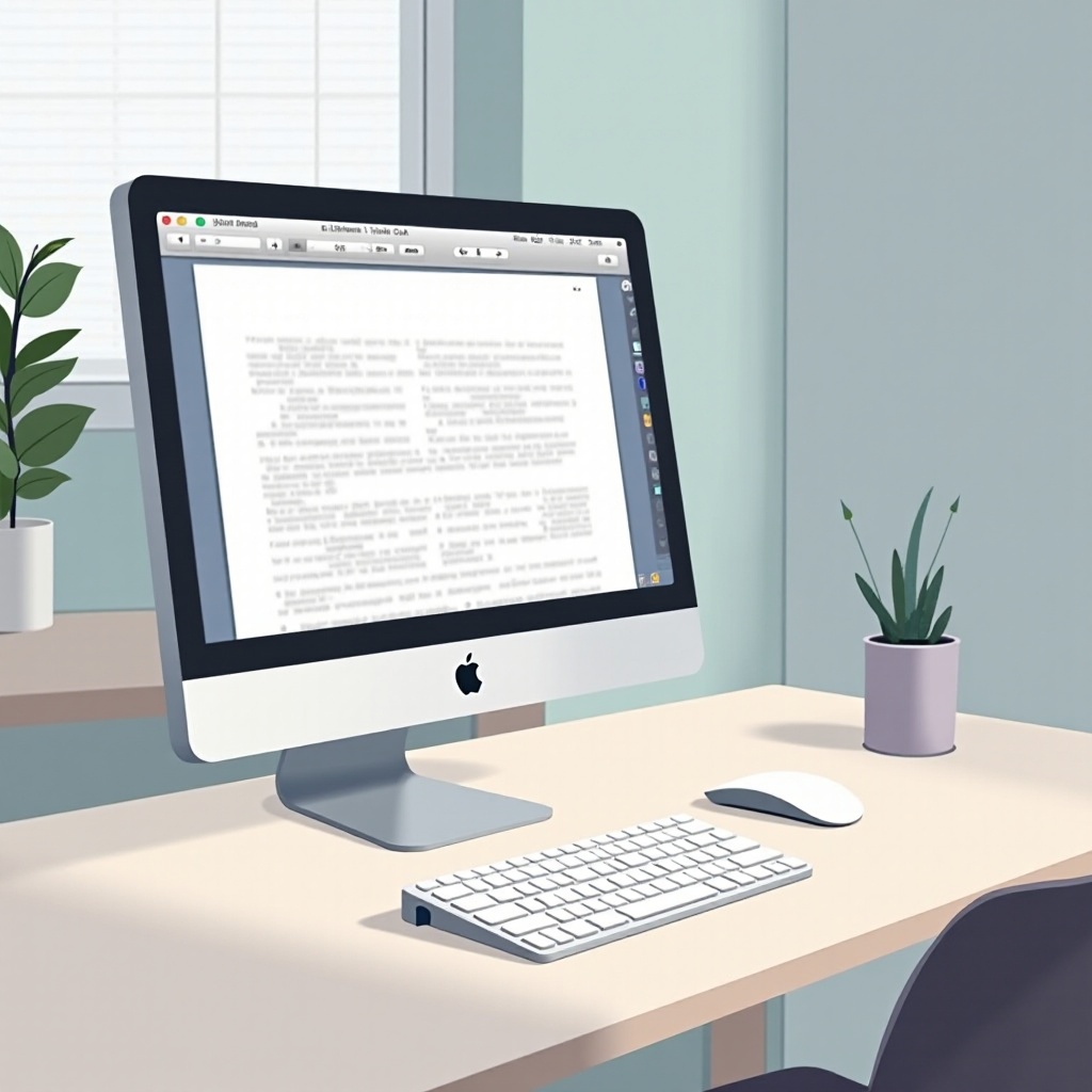 วิธีการพิมพ์ใน Mac Pages